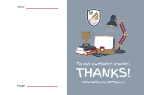  Teacher Appreciation Printable Card